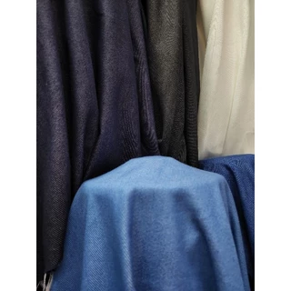 ผ้ายีนส์เทียม เนื้อเงา หน้า 58" สีสวยๆ