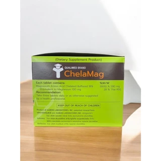 แมกนีเซียมChela Mag (Chelated Magnesium)(500เม็ด/ยกกล่อง)