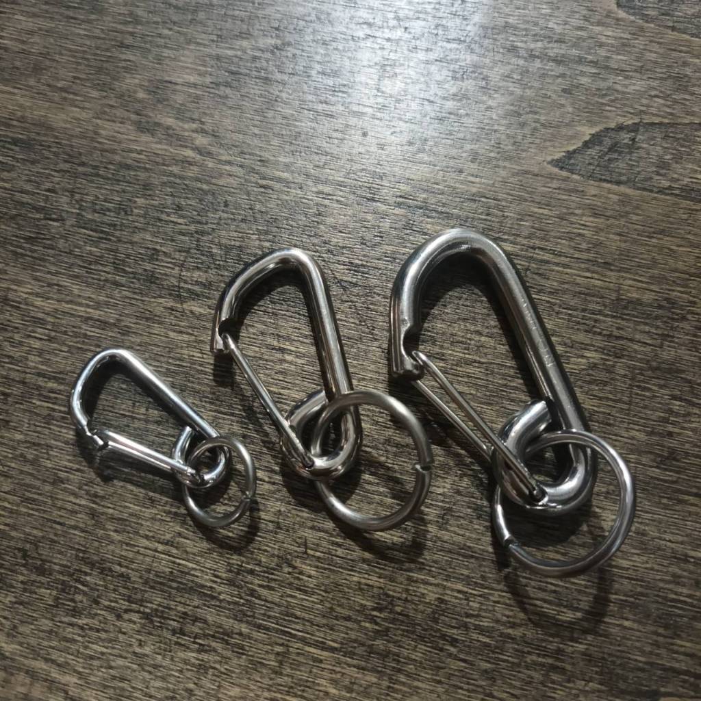 Tec40 Stainless Steel Keychain SHAPE01 SUS304 พวงกุญแจ สเตนเลสสตีล ไรท์สาระกับครูแว่น Tec40store