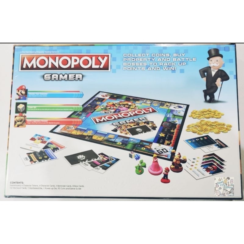 Monopoly mario เกมส์กระดาน ราคา ถูกที่สุด ดีลบีเคเค แกลเลอรีภาพที่ 6