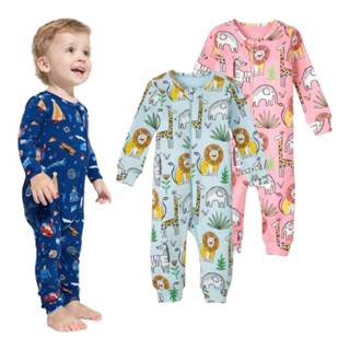 [ลดล้างสต๊อค-ทรงสลิมฟิต]ชุดหมี,ชุดรอมเปอร์เด็กผู้ชาย/ผู้หญิง…