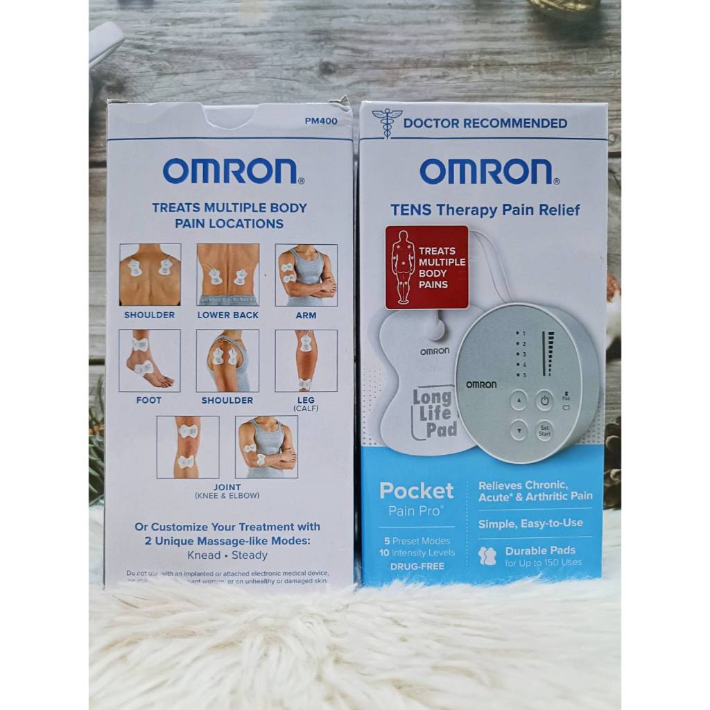 เครื่องกระตุ้นไฟฟ้า OMRON Tens Therapy Pain Relief สำหรับคนที่ปวดเรื้อรัง office syndrome ข้อมืออักเ
