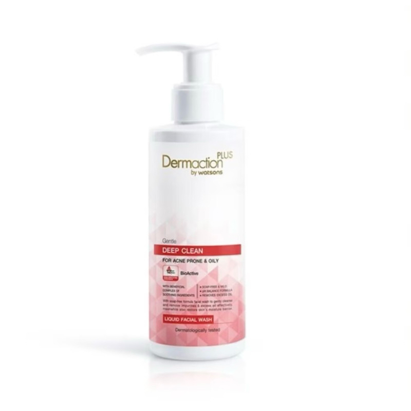 Dermaction Plus by watsons เดอมาแอคชัน ลิควิด เฟเชียลวอต 150 มล.