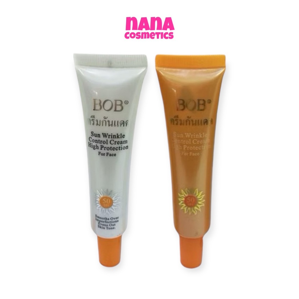 105B 105C บีโอบี ครีมกันแดด กันแดดรองพื้น BOB Sun Wrinkle Control Cream High Protection For Face SPF50