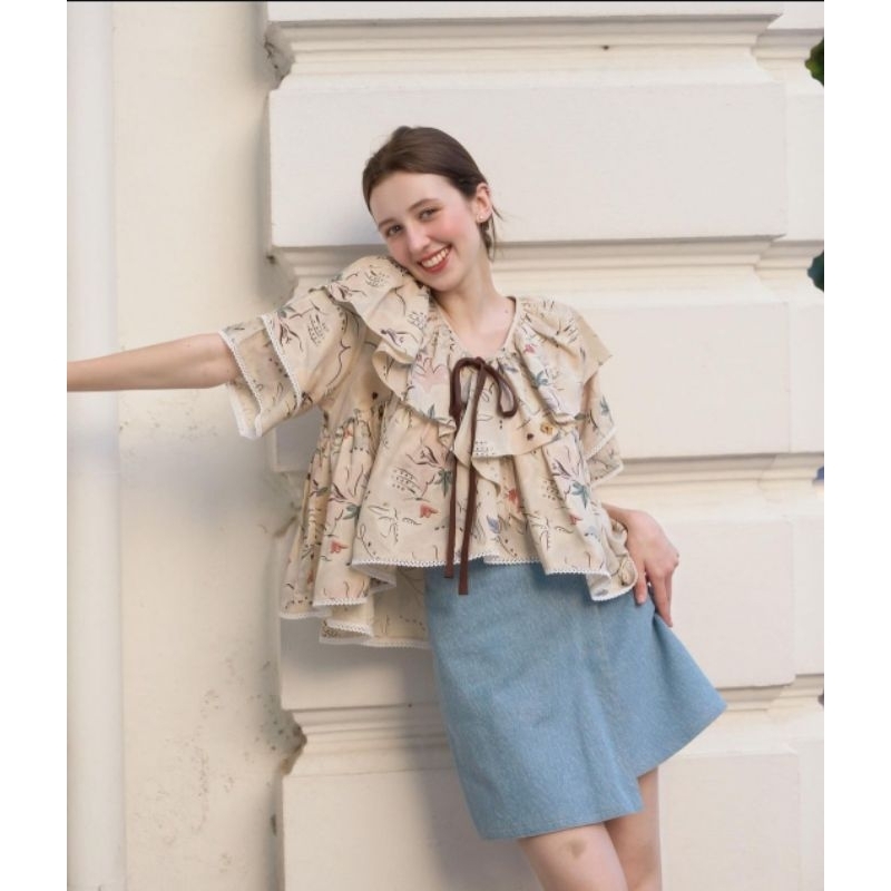 Linenne.studio🌹 Sunny top - Freesize (ราคา shop 1,790)