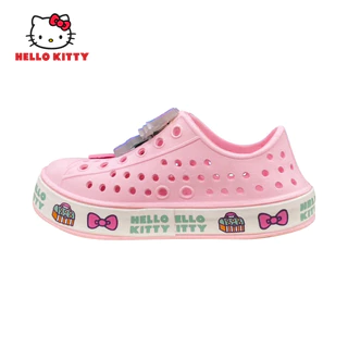 Hello Kitty รองเท้าหุ้มส้นเด็กผู้หญิง มีไฟกระพริบ LED ที่ตัวตุ๊กตา รุ่นKTL-577