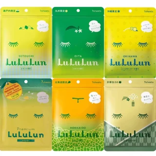 lululun mask moist balance 7 แผ่น มาส์กหน้า ลูลูลูน สูตรสตรอเบอร์รี่/สูตรมอย์สเจอไรซ์เซอร์ บาลานซ์