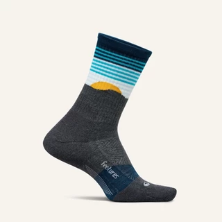 Feetures Elite/Trail Mini Crew ถุงเท้าวิ่งมาราธอน ขายดีอันดับหนึ่งในอเมริกา กระชับ ระบายอากาศดีสุด (รับประกัน 1 ปี)