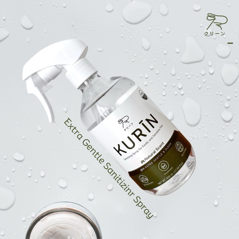 [Kurin] สเปรย์ทำความสะอาด500ml. สเปรย์ฆ่าเชื้อโรค สเปรย์ทำความสะอาดสัตว์เลี้ยง แฮมสเตอร์ แมว สุนัข สัตว์exotic