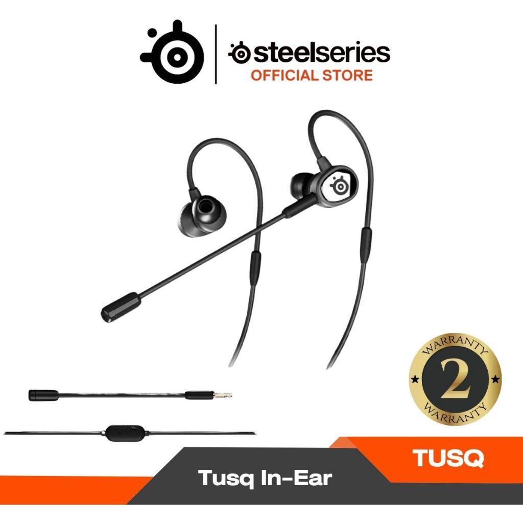 SteelSeries Tusq In-Ear Mobile Gaming Headset หูฟังเกมมิ่งแบบมีสาย [61650]