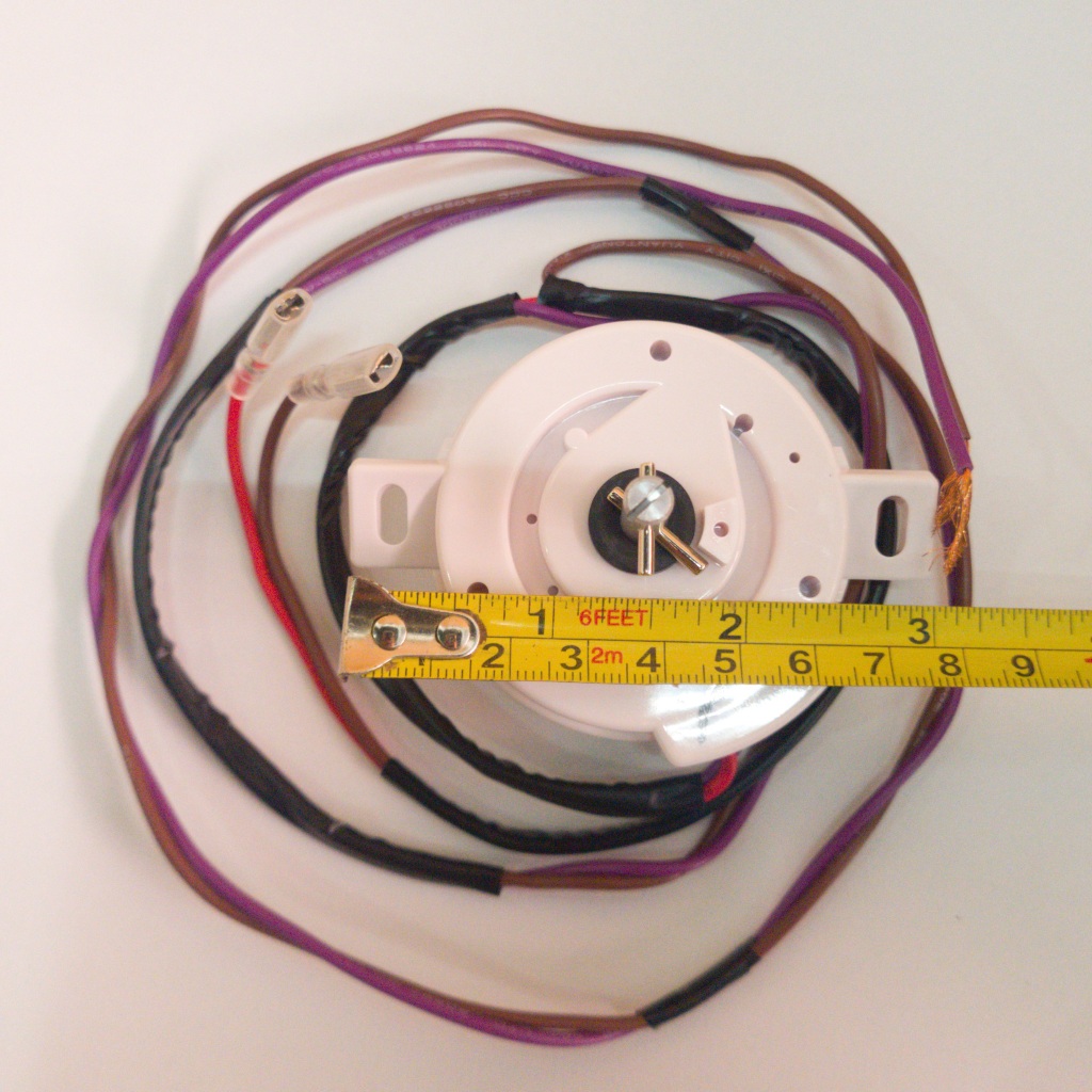 TOSHIBA อะไหล่ของแท้ F17438000007322 ตัวตั้งเวลาการปั่น Spin Timer ใช้กับรุ่น VH-H85MT VH-H95MT