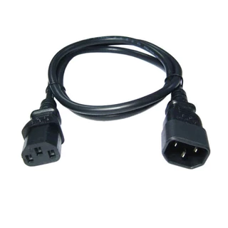 IEC C14 C13 สายไฟ1.8M 3M 5M UPS สาย Power Extension Cable 3x1.5mm / 3x1mm สำหรับ PC คอมพิวเตอร์