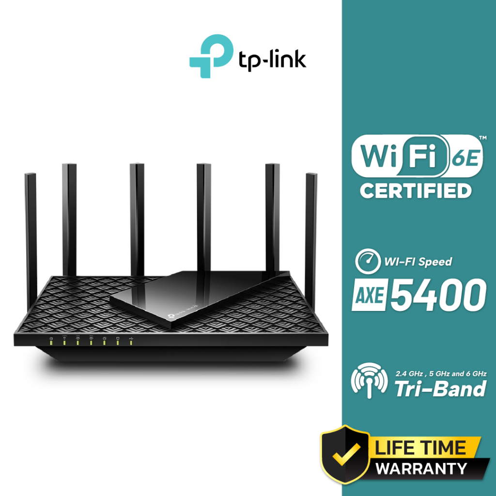 TP-Link AXE5400 Tri-Band Wi-Fi 6E Router รุ่น Archer AXE75