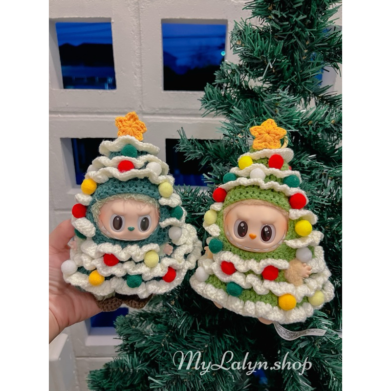 ชุดลาบูบู้ต้นคริสต์มาส ใส่ได้ทั้งV1-2