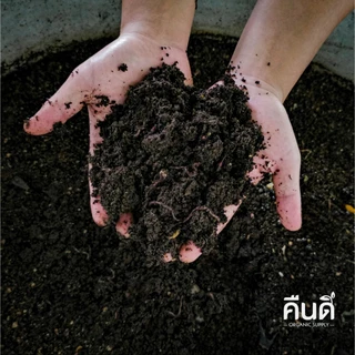 ส่งฟรี ‼️ | มูลไส้เดือน เลี้ยงด้วยปุ๋ยหมักคืนดี (Compost-Fed) = ธาตุอาหารครบ + จุลินทรีย์จากไส้เดือน