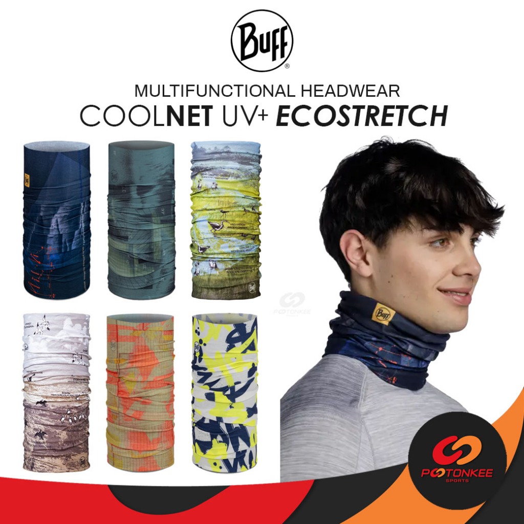 BUFF COOLNET UV+ Original Ecostretch ผ้าบัฟกันแดด กันฝุ่น น้ำหนักเบา เย็นสบายไม่ร้อน