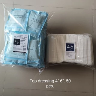 Hivan Top dressing ไฮแวน ก๊อซหุ้มสำลี และไม่หุ้ม 50 ชิ้น ก๊อซเดรส ซิ่งท็อปเดรสซิ่ง