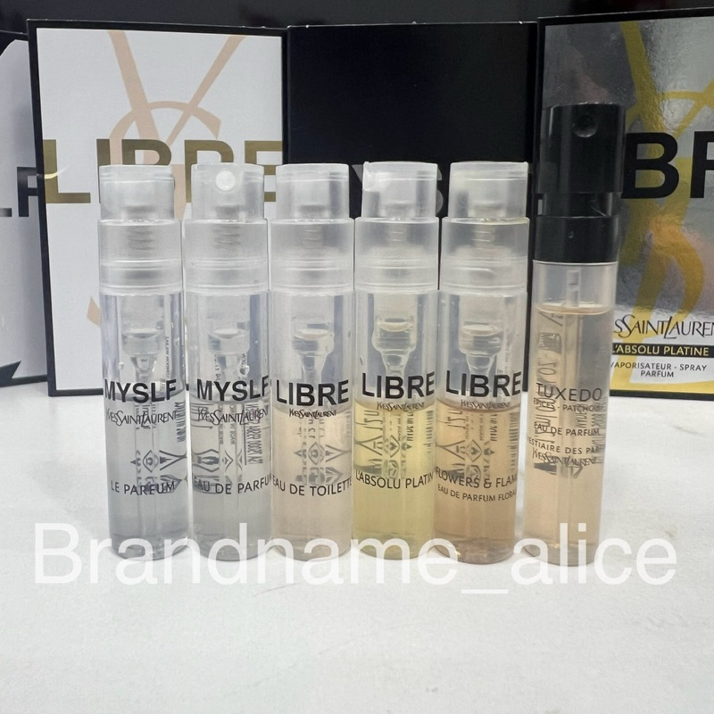 แท้ น้ำหอม vial YSL libre YSL Mon Paris EDP, Floral ไซส์มินิ 1.2 ml