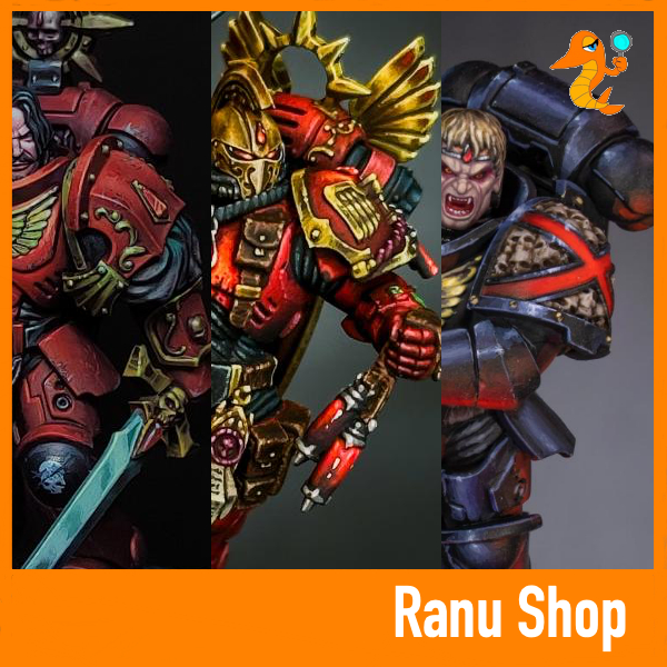Upgrade Pack : Primaris เกราะไหล่ 3D print ใช้สำหรับตกแต่งทัพ เทวทูตโลหิต