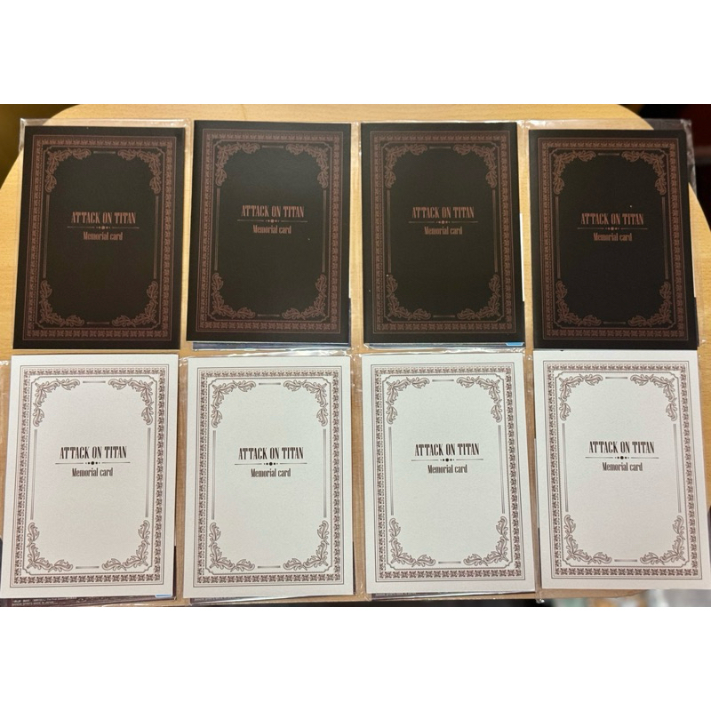 Attack on Titan : Memorial card การ์ด ของสะสม ผ่าพิภพไททัน