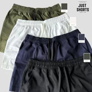 HIMSELF Just Shorts กางเกงขาสั้นเอวยางยืด ผ้าคอตตอนพรีเมี่ยม เนื้อสัมผัสดีใส่สบายไม่ร้อน มี 3 ไซซ์
