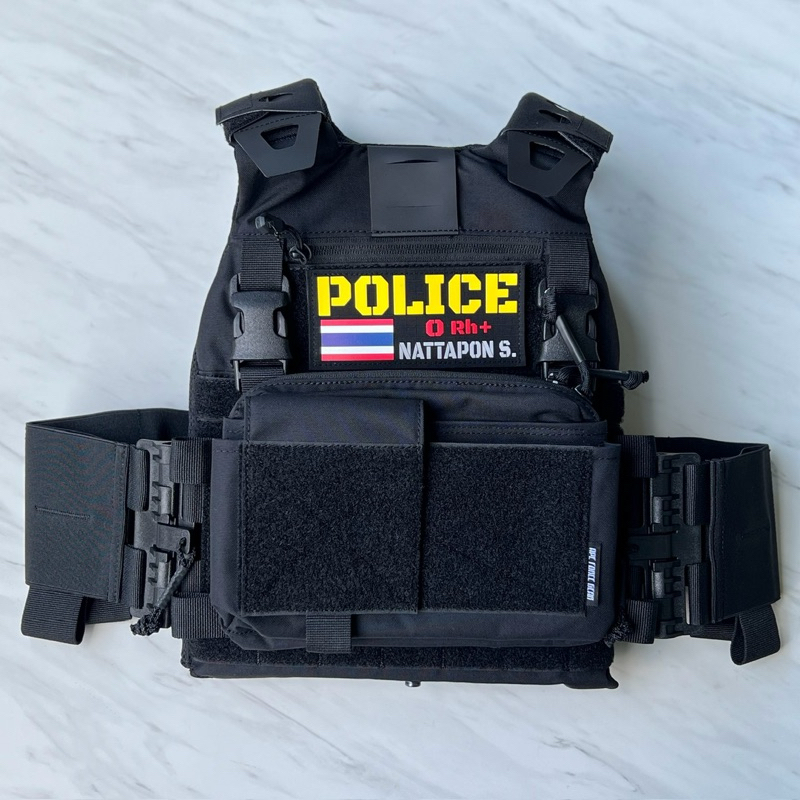 เซตรุ่นFCSK2.0 สีBK พร้อมป้ายหน้า-หลัง