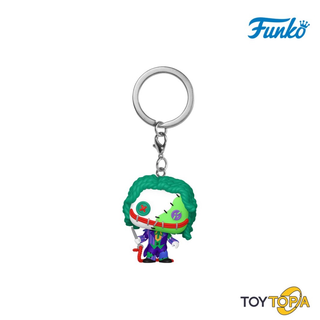 (80908) The Joker​ Patchwork ver. Pocket POP! Keychain: Batman by Funko