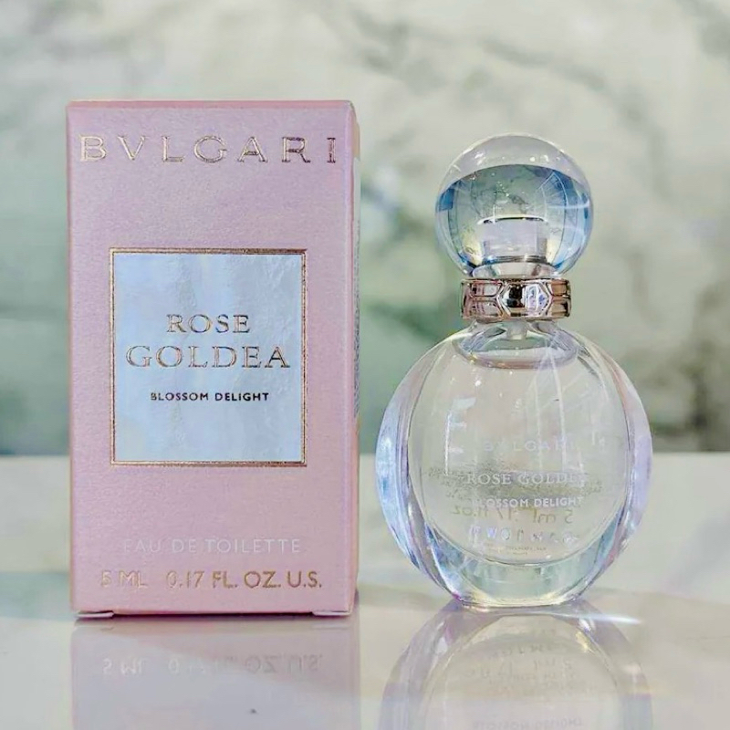 Bvl gari Rose Goldea Blossom Delight EDT ขนาด 5 ml. แท้ สินค้าพร้อมกล่อง