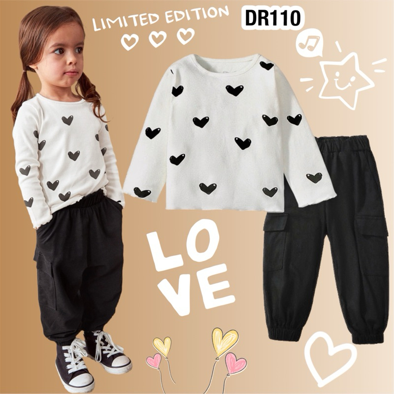 💥พร้อมส่งจากไทย💥ชุดเซ็ต Brand Malwee  ชุดเสื้อยืดแขนยาว+กางเกงเลกกิ้ง ผ้านิ่มใส่สบาย DR110