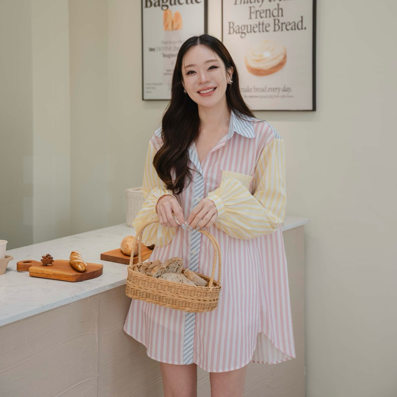 FLASHMARBLE - LOLLIPOP MINI DRESS (ต้องใสกางเกงขาสั้นด้านใน)