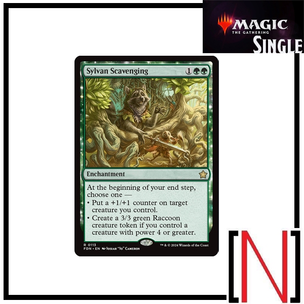 [MTG][Single][FDN] Sylvan Scavenging ระดับ Rare [ภาษาอังกฤษ]