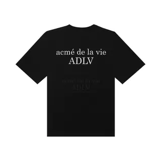ADLV [acme de la vie] เสื้อยืด Oversize รุ่น Basic Short Sleeve T-Shirt 2 Black (50011OBSSSU_F4BKXX)