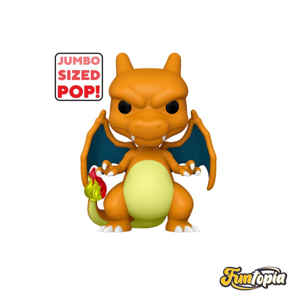 Funko POP! (74224) : Charizard (851)(EU) POP! Jumbo 10": Pokemon by Funko