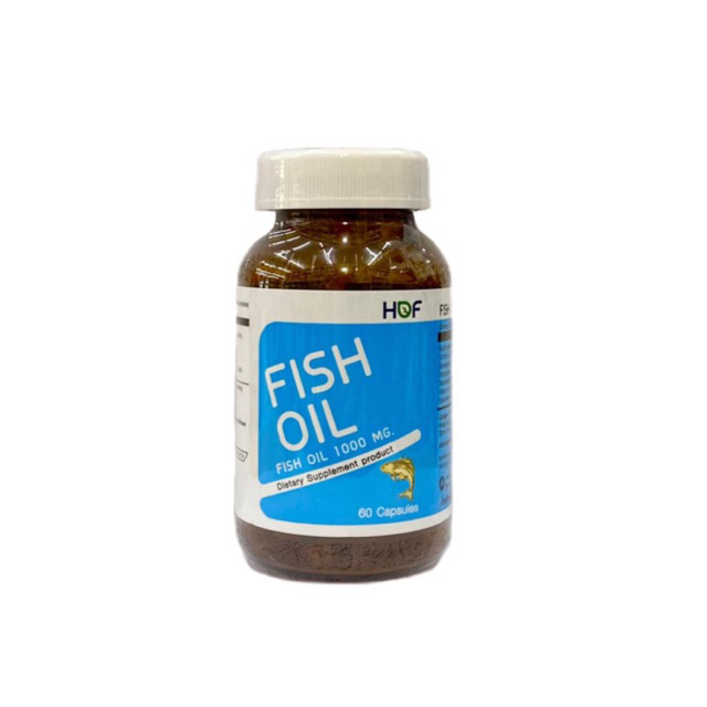 Hof fish oil 1000 mg. (น้ำมันปลา) 60 แคปซูล