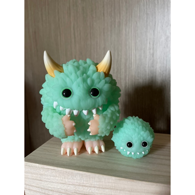 Instinctoy Monster Fluffy Mint Green Art Figure Instinctoy