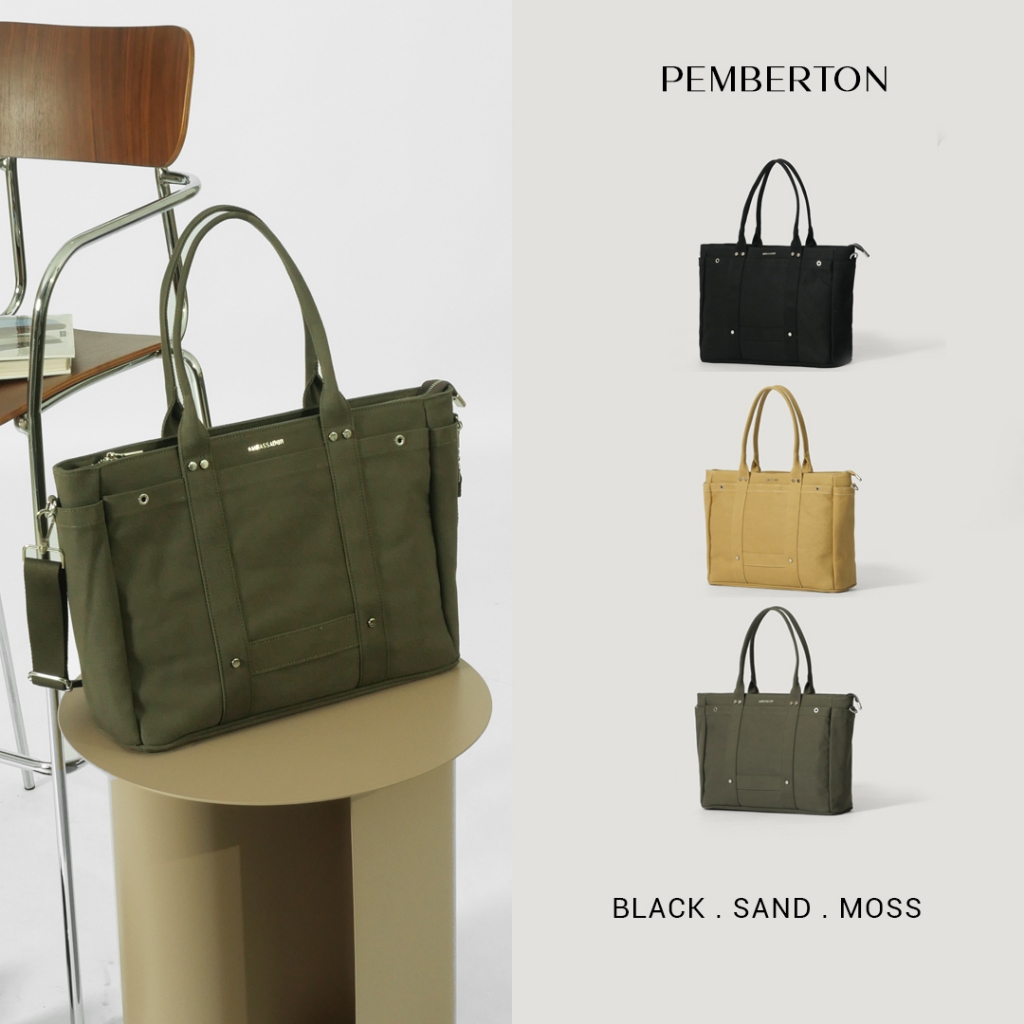 ABDSTORE l PEMBERTON TOTE BAG กระเป๋าใส่แล็ปท็อป by Ambassador 9001
