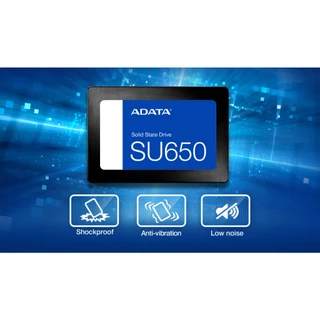 ADATA (เอสเอสดี) SSD SATA รุ่น SU650 R520MB/W450MB 240GB/256GB/512GB - (ADT-SU650SS)