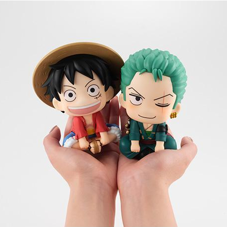gachabox Megahouse One Piece Look Up Series Lufft / Zoro - Figure (ลอตญี่ปุ่น แมวทอง) ของแท้ พร้อมส่ง