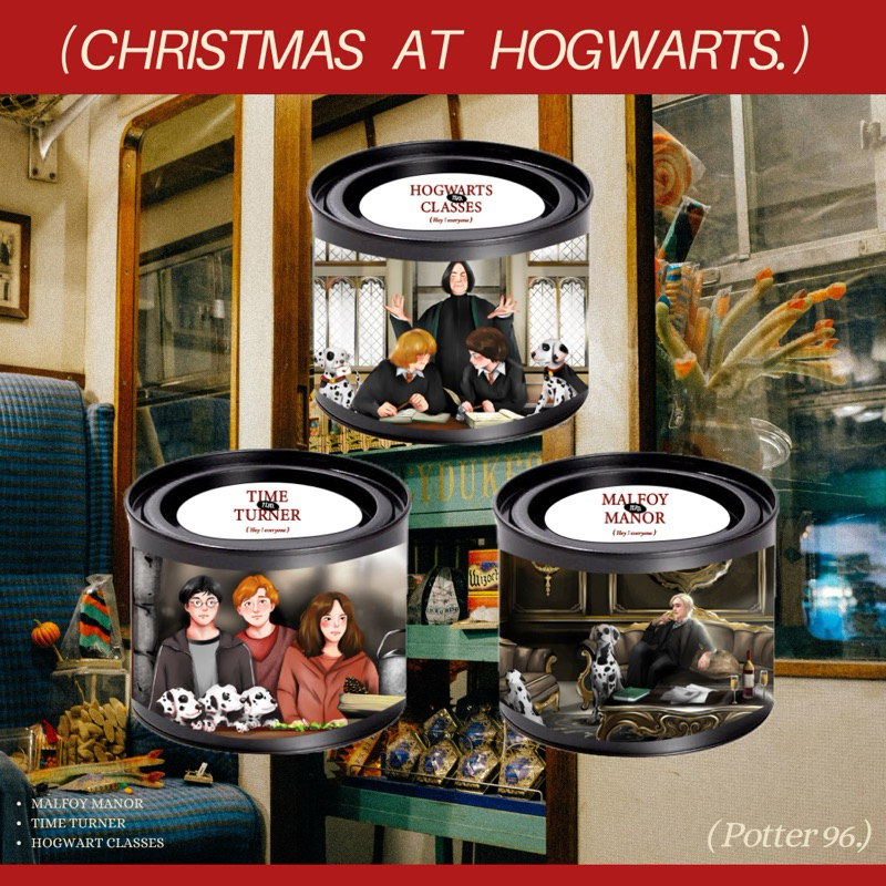 เทียนหอมไขถั่วเหลือง Hogwarts collection ขนาด 120g.