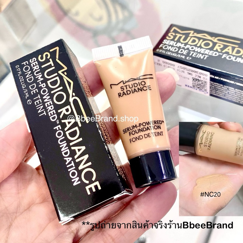 รุ่นใหม่/รองพื้นเซรั่ม ป้ายคิง Mac Studio Radiance Serum -Powered Foundation รุ่นใหม่Radiance เน้นงานผิวโกลว์อิ่มน้ำ