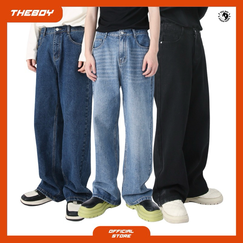 THEBOY-SANTOSH JEANS กางเกงยีนส์ทรงกระบอก