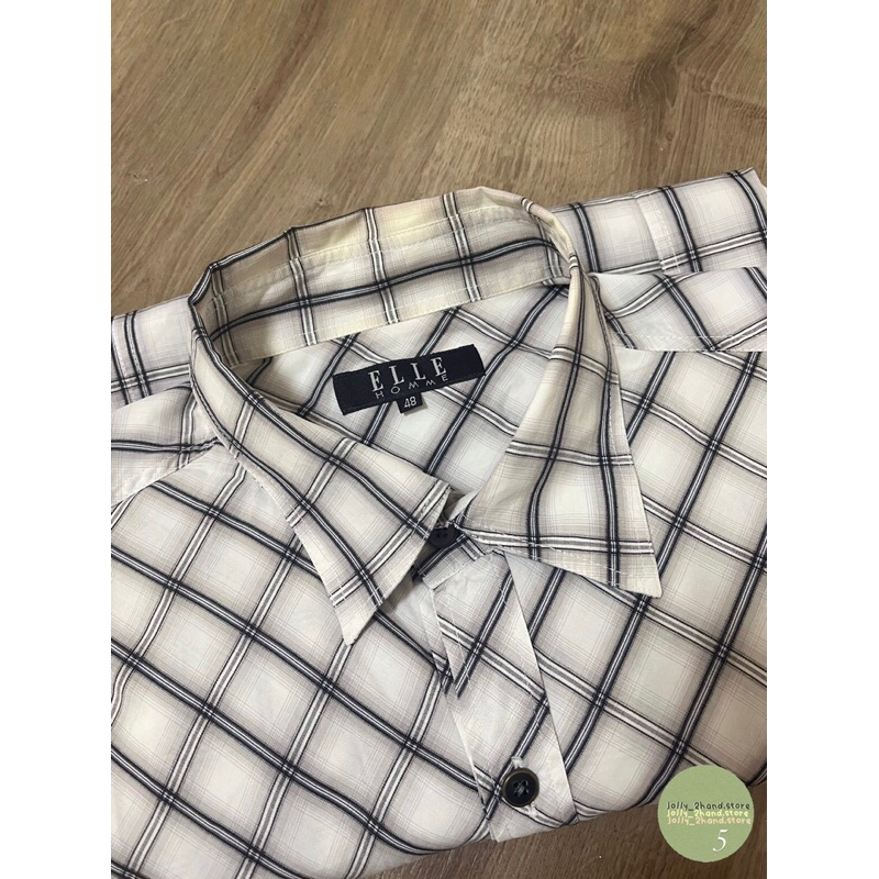 ELLE เสื้อเชิ้ตเเขนสั้น