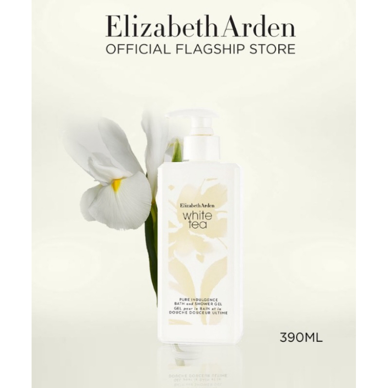 เจลอาบน้ำ🛁💦 Elizabeth Arden White Tea Pure Indulgence Bath and Shower Gel 390ml.