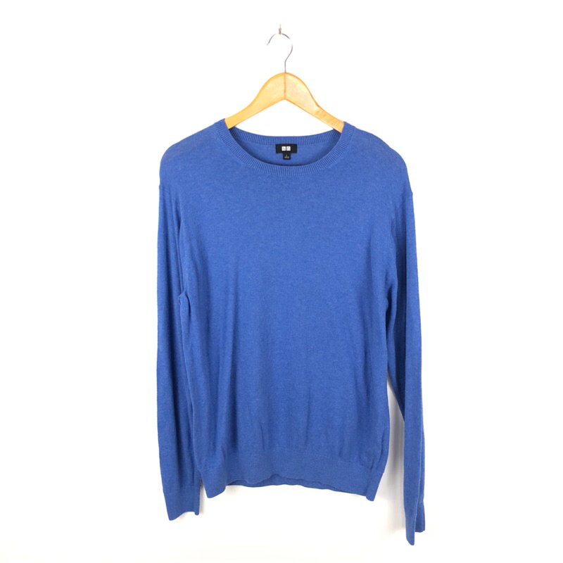 Uniqlo เสื้อกันหนาวผู้หญิง สีน้ำเงิน รหัส A061 พร้อมส่ง