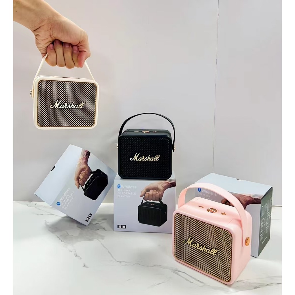 M19 ลำโพงบลูทูธเบสหนัก mini Portable Bluetooth speaker