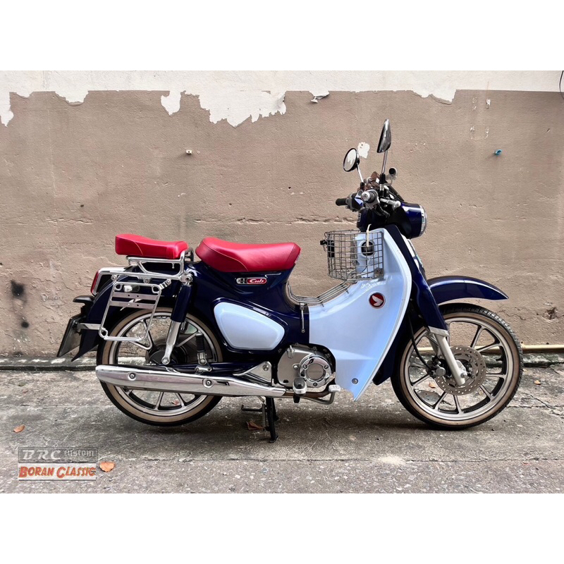 แร็คข้าง supercub c125 side rack supercub125 (มีสีดำและชุบโครเมี่ยม) - รูปที่ 3