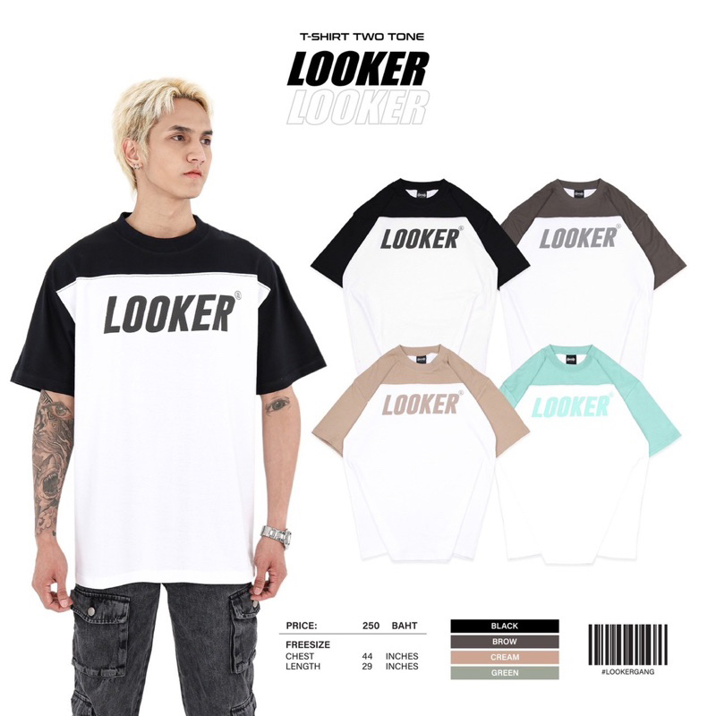 LOOKER - T-Shirt Two Tone (เสื้อทูโทน)