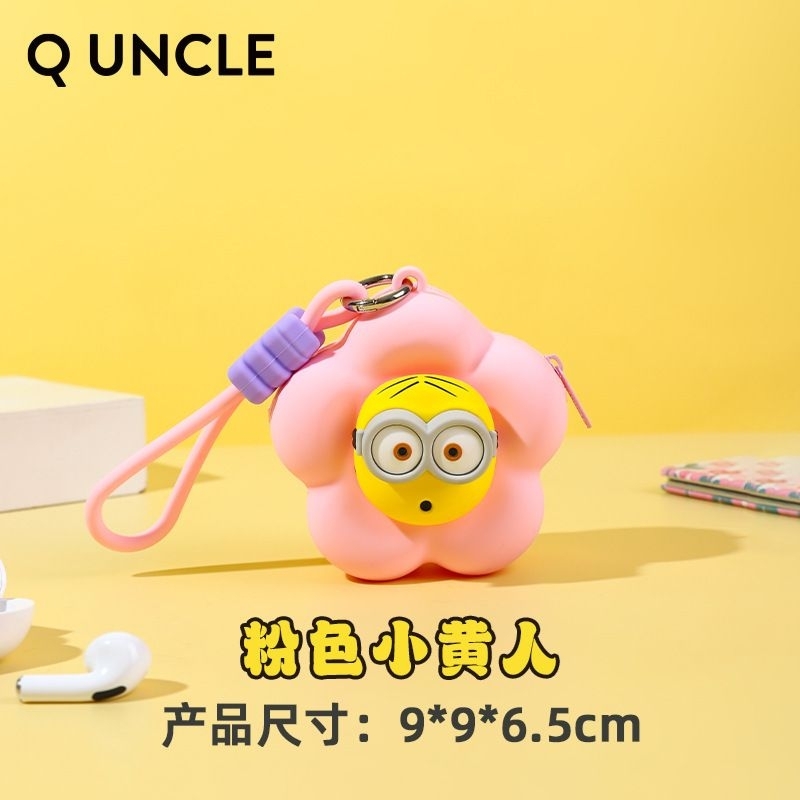 กระเป๋าใส่เหรียญ Minion สินค้าลิขสิทธิ์​แท้💯💯💯 งานซิลิโคน นุ่มนิ่ม​ ขนาด​ 9x9x6.5cm. มี 4 สี ราคาชิ้นละ 159 บาท - รูปที่ 4