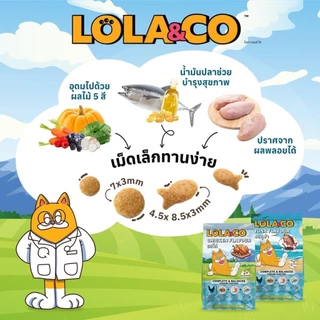 Lola & Co อาหารแมวแบบเม็ด ขนาด 1 kg