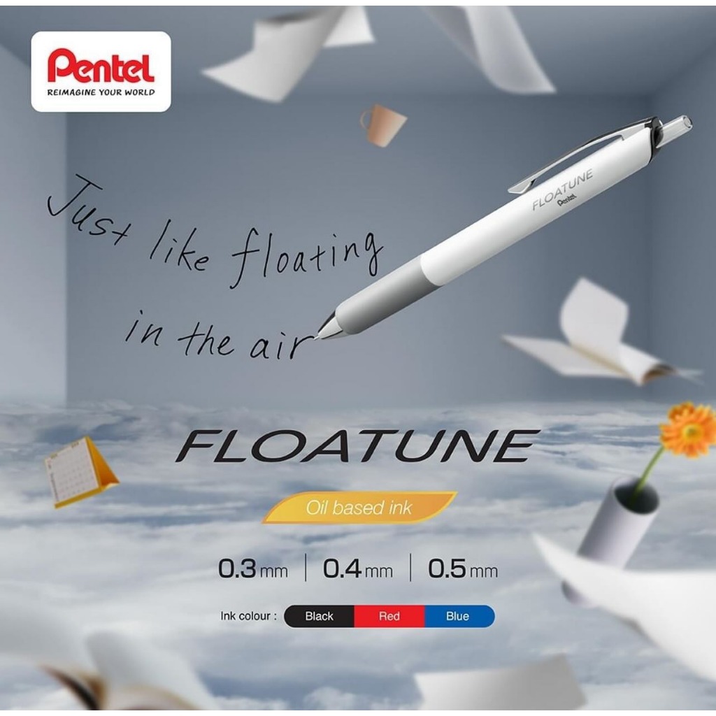 ปากกา Pentel รุ่น Floatune BZN205 BY208 BY110 ราคา ถูกที่สุด ดีลบีเคเค แกลเลอรีภาพที่ 7